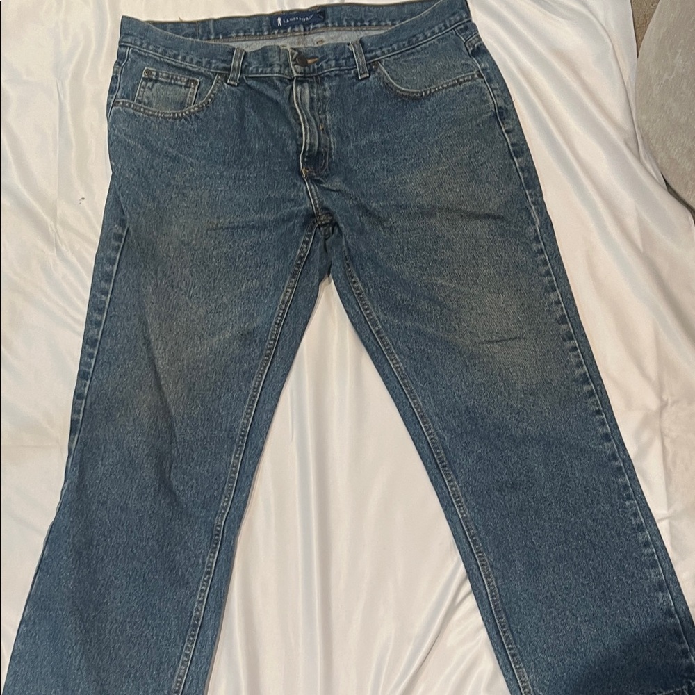 Lanesboro Men's Relaxed Fit Blue Jeans